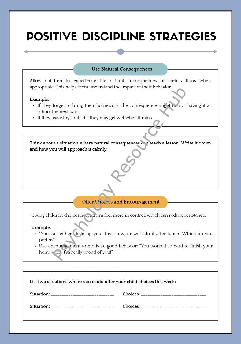 Positive Discipline Strategies Guide