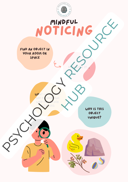 Mindful Noticing Activity for Children