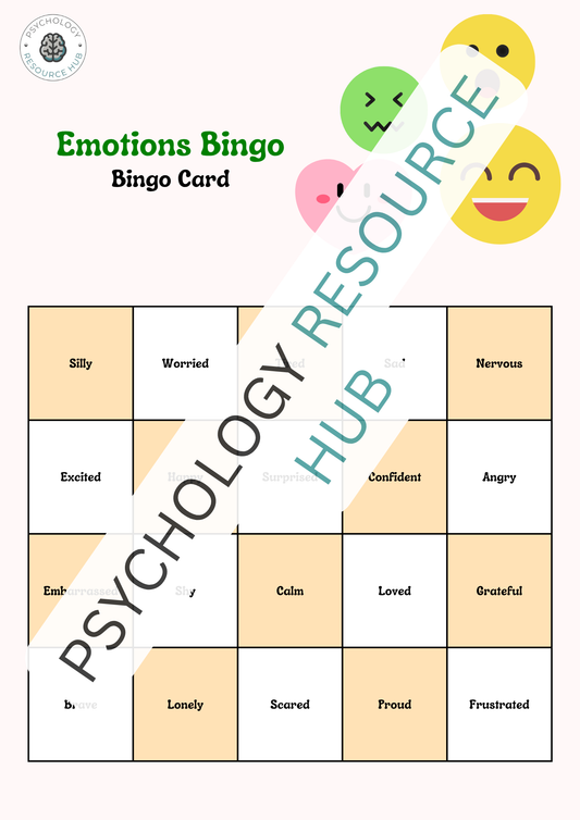 Emotion Bingo Game