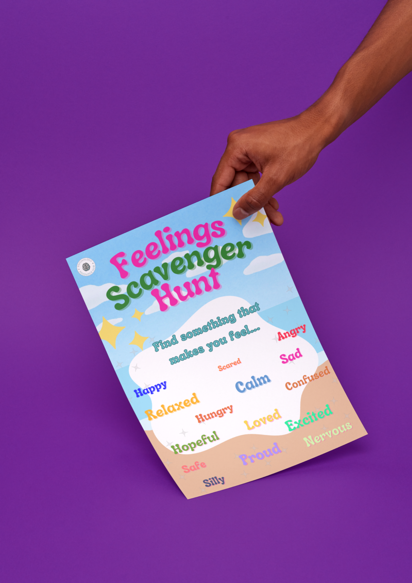 Feelings Scavenger Hunt Activity