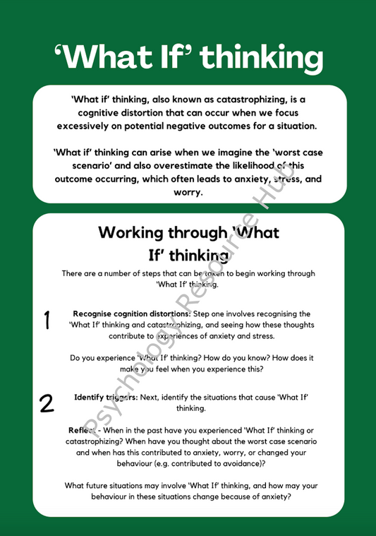 'What If' Thinking Workbook