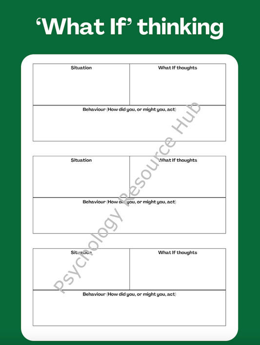 'What If' Thinking Workbook