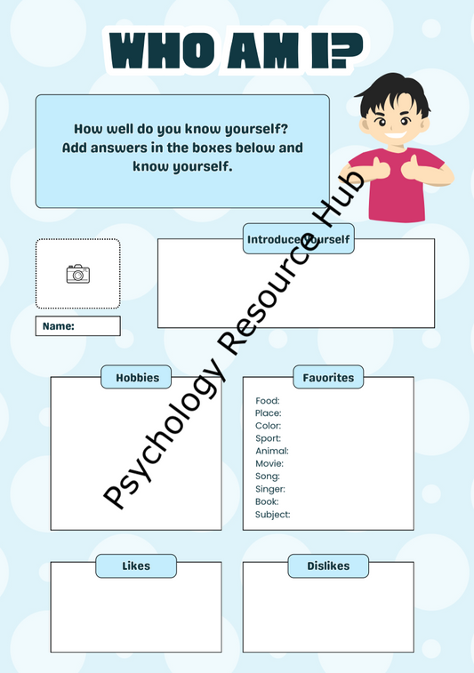 Who Am I? Worksheet