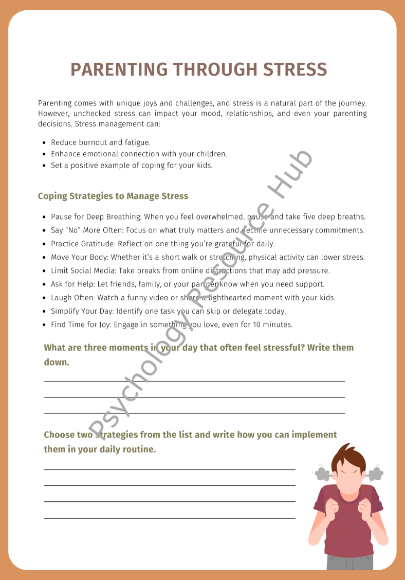 Parenting Through Stress Worksheet