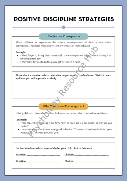 Positive Discipline Strategies Guide