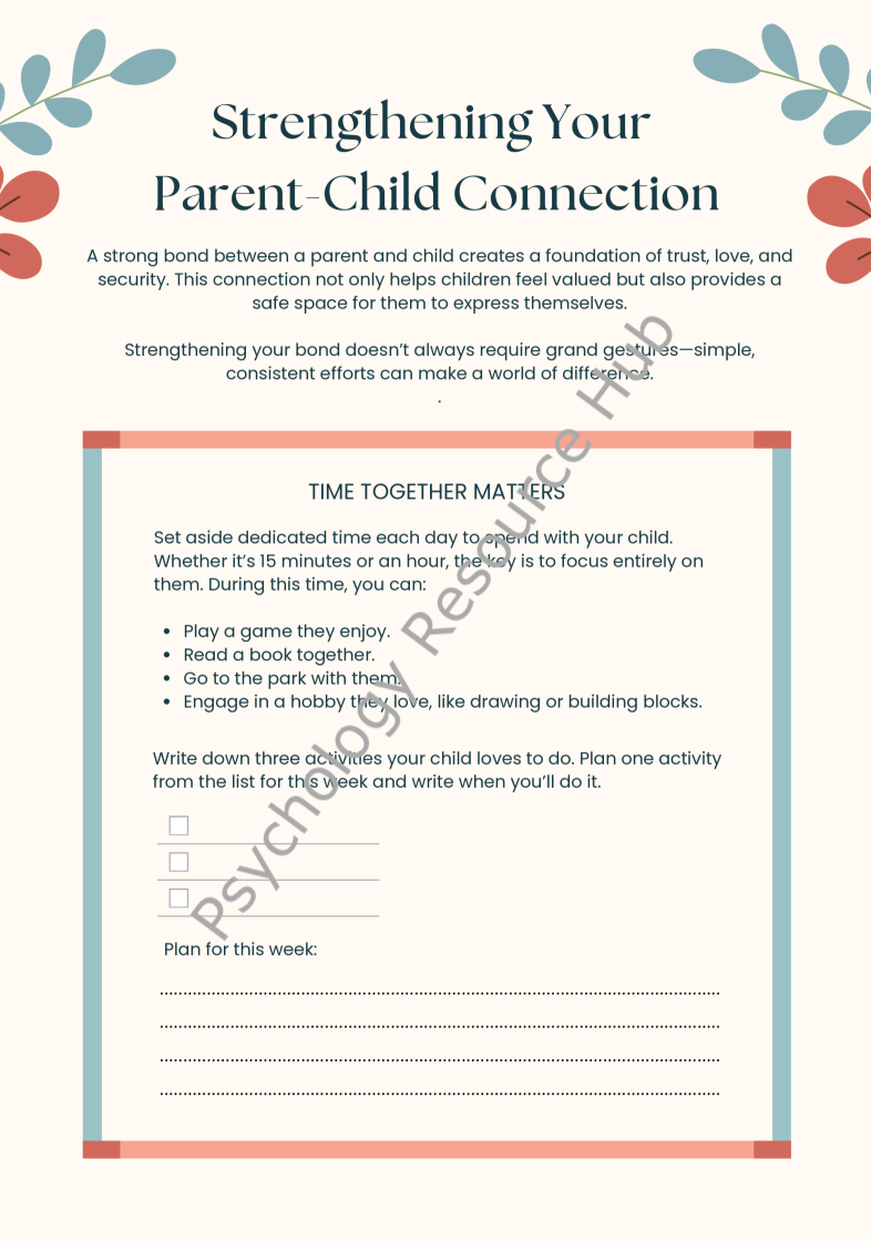 Strengthening Your Parent-Child Connection