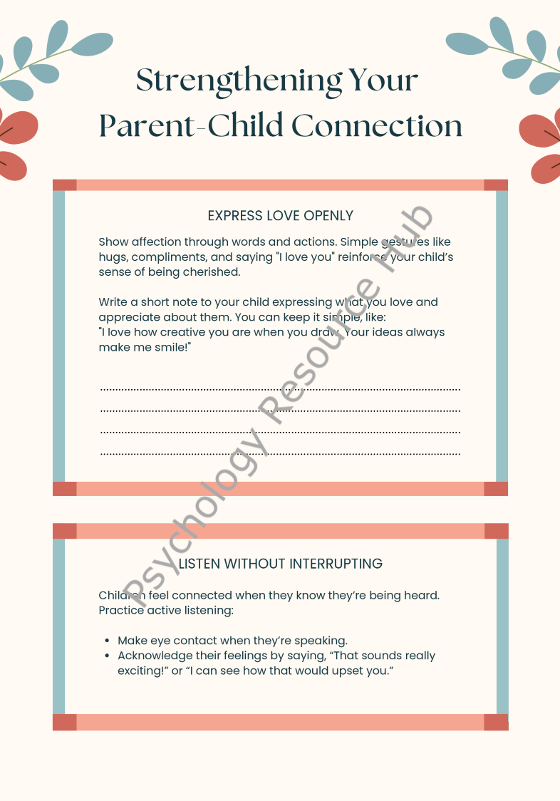 Strengthening Your Parent-Child Connection