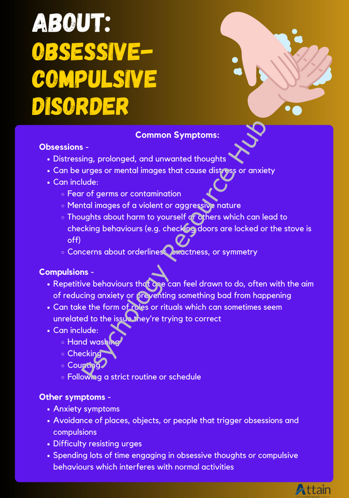 Ocd Poster.pdf Obsessive-Compulsive Disorder (OCD) Explained | Poster – Psychology ...