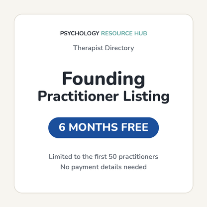 Therapist Directory Listing - 6 Months Complimentary Access